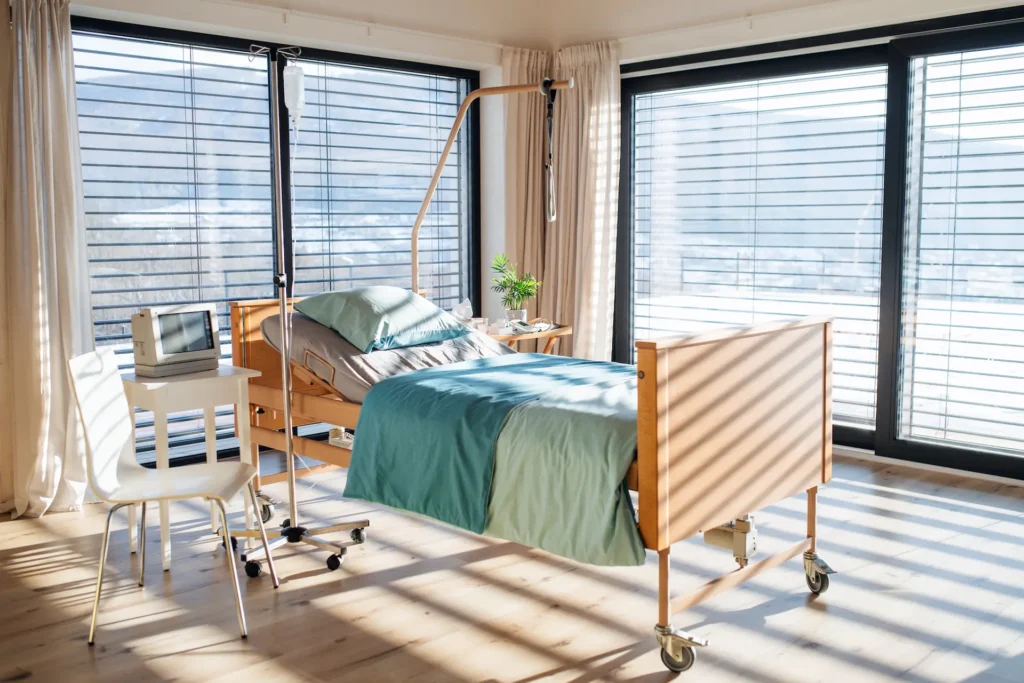 empty adjustable bed in room in private modern ho 2024 10 18 10 05 15 utc